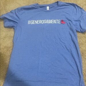 Bella Canvas Heather Blue Tee